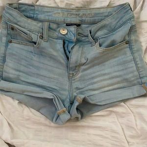 American Eagle Hi-rise Jean Shorts